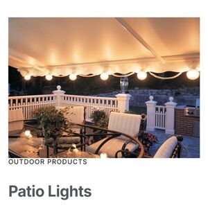 Sun setter smoke patio lights for camper awning or outdoor patio